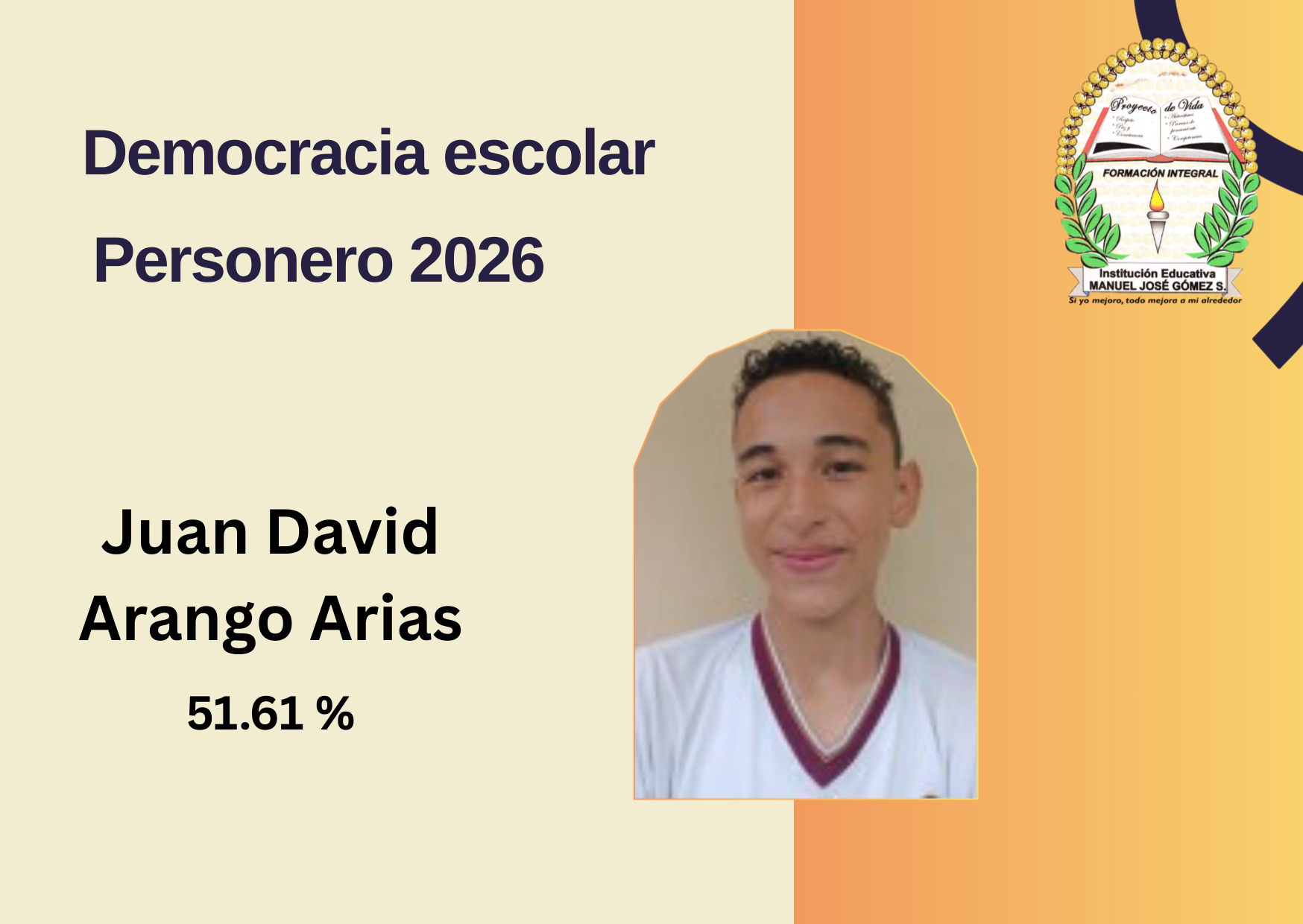 Personero 2026 Juan David Arango Arias